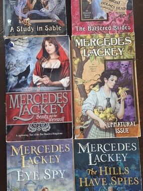 Mercedes Lackey Paperback Fantasy Book Lot